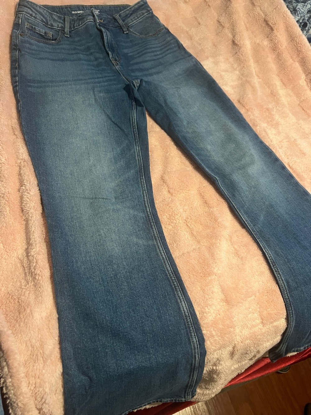 Old Navy Women's Medium Blue Flared Jeans
